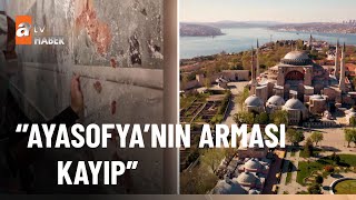 Tarihi arma kayboldu... Ayasofya'nın imparator kapısında yer alan arma nerede? - atv Haber