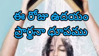 ఈ రోజు ఉదయం ప్రార్థనా ధూపము /A🌤 morning prayer @suvarthavani2668 /03.02.2025/Sis.suvartha