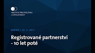 DEBATA - Registrované partnerství - 10 let poté