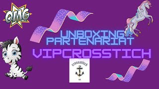 UnBOXING Partenariat VIPCROSSTICH ❤️❤️ 2 HUACAN 18 ET 14 CT❤️ HUACAN #crosstitch #pointdecroix