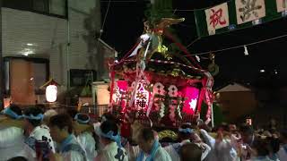 浜降祭2018  本村八坂神社 1号線横断