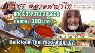 Delicious Thai food under £7 /Thai green chicken curry in London