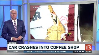 Car Crashes into Kokomo Coffee Shop