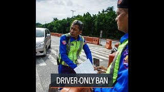 MMDA suspends full implementation of driver-only car ban