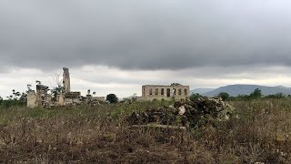 Ağdam. Bağbanlar kəndi. Qonşu evlər və həyətlər.