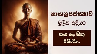 කායානුපස්සනාව විශේෂ දේශනා මාලාව - 01 | Niwan Dakimu