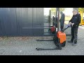 Werking VS-20947 Elektrische Breedspoor stapelaar BT 1500mm 60uur!