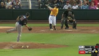 Isotopes' Pederson hits a solo homer