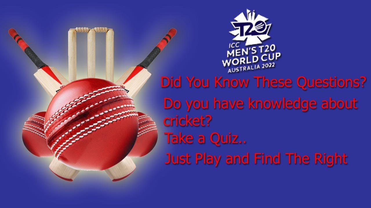 Cricket Quiz Questions And Answers - YouTube