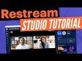 RESTREAM LIVE STUDIO Tutorial and Demo | Everything you need to know!