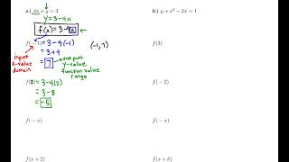 3.1.4 Function Notation