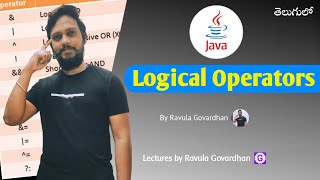 [Java Operators]: The Logical Operators in Java (AND, OR, NOT) in Telugu