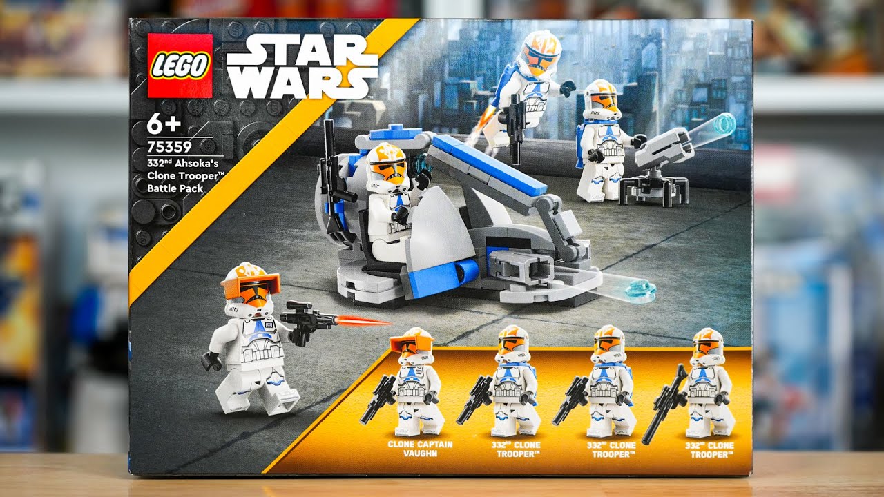 Lego Star Wars 75359 332nd Ahsoka S Clone Trooper Battle Pack Review