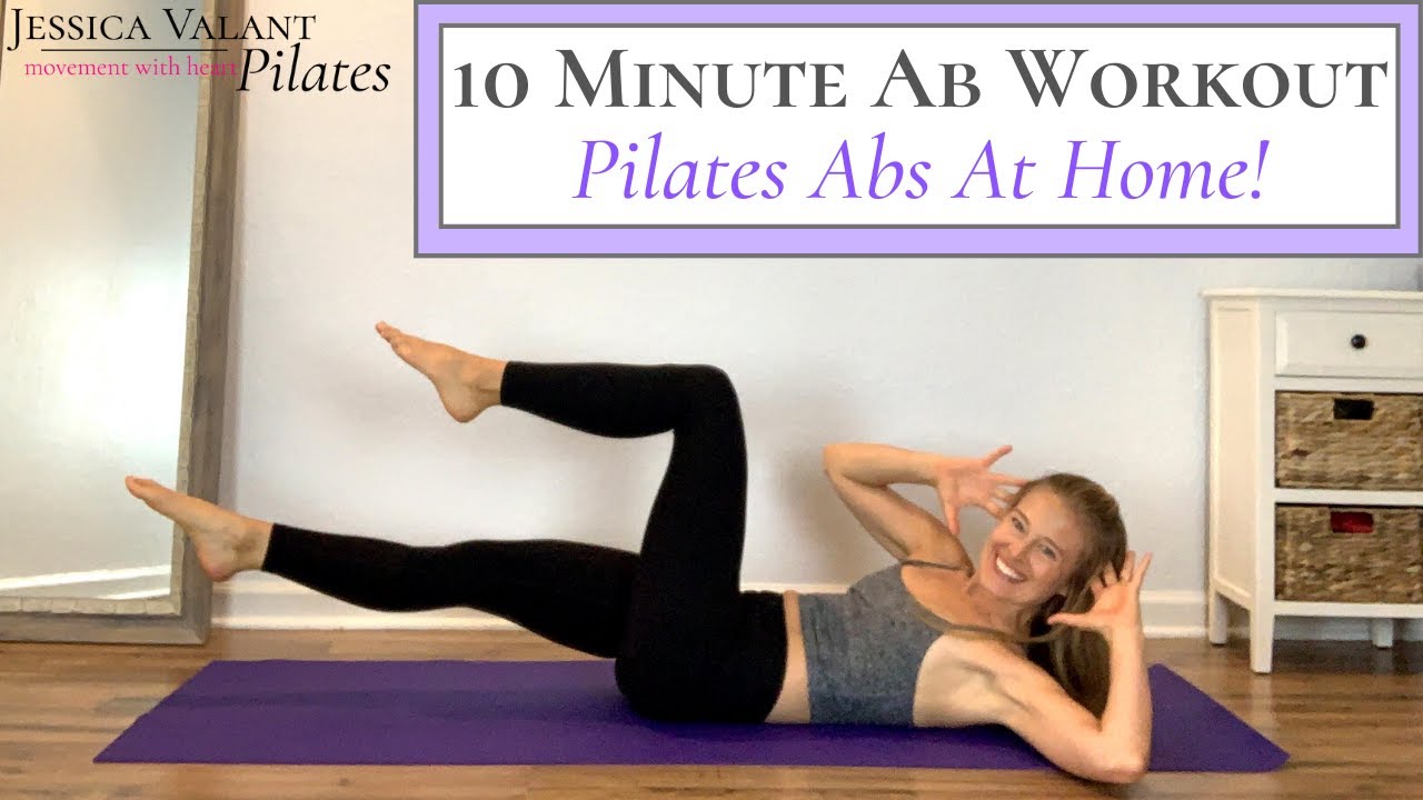 10 Minute Ab Workout - Pilates Abs At Home! - YouTube