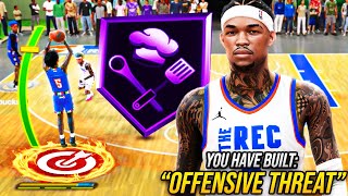 This 94 3PT + 93 DUNK "OFFENSIVE THREAT" BUILD is DOMINATING the RANDOM REC on NBA 2K24..