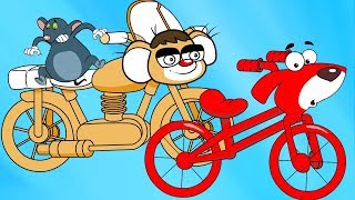 Rat A Tat - Dog Mouse Motorcycle Race - Funny Animated Cartoon Shows For Kids Chotoonz TV