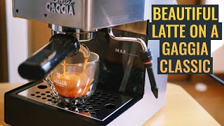 Gaggia Classic Espresso Machine \u0026 How To Make A Beautiful Latte