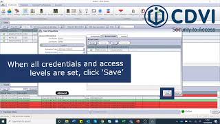 ATRIUM - How To Set Up a User With Credentials and Access Levels