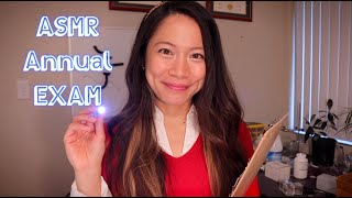 ASMR 🩺 Annual Doctor Physical Exam Roleplay 🏥