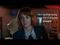 Robin Buckley being iconic for 5 minutes s̶t̶r̶a̶i̶g̶h̶t̶ || Stranger Things