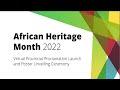 2022 Nova Scotia African Heritage Month Virtual Launch