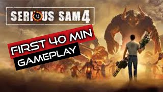 serious sam 4  gameplay - serious sam 4 - xbox series x 4k 60 fps gameplay - xbox game pass