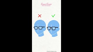 眼鏡の描き方 Correct glasses #Shorts