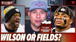 Steelers QB Dilemma: Russell Wilson or Justin Fields? | 3 \u0026 Out