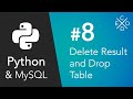 Python and MySQL - Deleting Entries and Dropping Tables