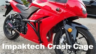 Impaktech Crash Cage Installation - 2012 Kawasaki Ninja 250R