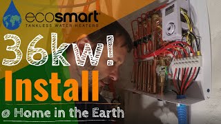 39.0 EcoSmart 36kw on demand hot water heater install