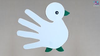 How to make origami paper duck in 2 Minutes |  goose gees easy hand drawing duck
