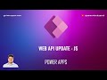 How to use Web API to update Dataverse record in Power Apps using JavaScript?