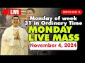 🔴FILIPINO DAILY HOLY MASS TODAY - 7:00 AM Mon NOVEMBER 4, 2024 | Monday of week 31 in Ordinary Time