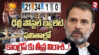 ఢిల్లీ ఫలితాల్లో కాంగ్రెస్ కు తీవ్ర నిరాశ | Delhi Elections Results | Congress | Rahul Gandhi | RTV