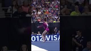 Amazing 3.5 twists on floor by McKayla Maroney. #shorts #sports