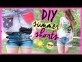 DIY Jean Shorts from Pants! 》3 different ways