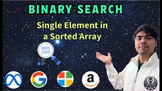 LeetCode 540 | Single Element in a Sorted Array | Python Binary Search | AlgoYogi