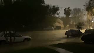 Strong Rains in North Hollywood. January 25, 2025.