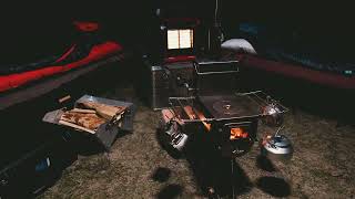 Woodlander Double View Camping Tent Wood Stove