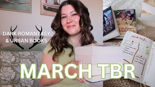 march tbr + reading journal set up 🦌💚 | REALMATHON TBR