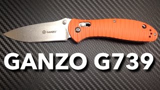 Ganzo G739 Grooved Orange G10