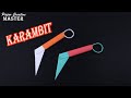 How to make karambit from paper