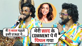 Ranveer Singh's ADORABLE reaction on WIFE Deepika's comment | Jayeshbhai Jordaar Trailer Launch