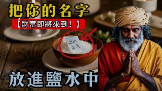 把你的名字放進鹽水中，看看會發生什麼？（太神奇了）