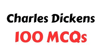 Charles Dickens MCQ's l Dickens MCQ's l Charles Dickens Quiz l Dickens Quiz I English Lectureship