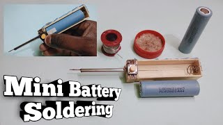 Soldering | DIY mini Battery Soldering iron | How to make Simple Soldering Iron