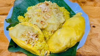 Cách nấu xôi sầu riêng thơm lừng