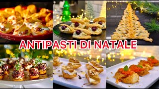 ⭐️8 Antipasti di Natale facili, buoni e eleganti, migliori antipasti, caldi, pasta sfoglia, guormet