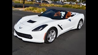 SOLD 2016 C7 Chevrolet Corvette Convertible 2LT 2016 Arctic White for sale by Corvette Mike